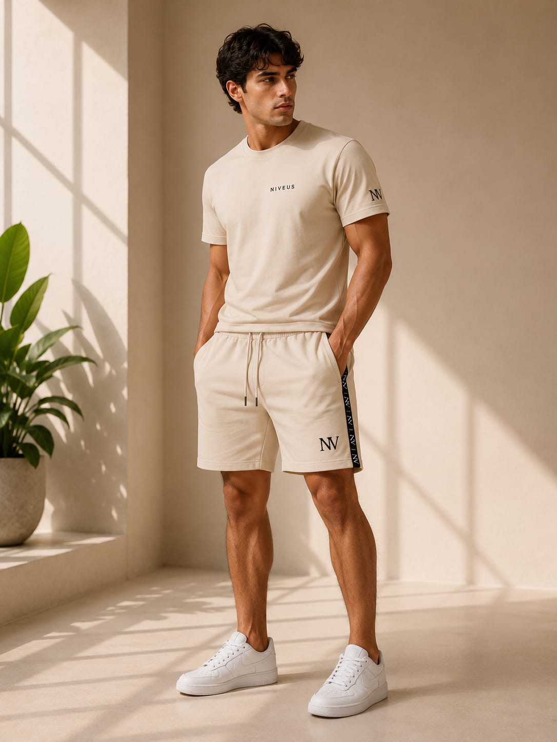 Conjunto Beige & Negro | NIVEUS Premium