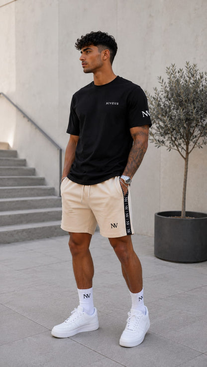 Conjunto Beige & Negro | NIVEUS Premium